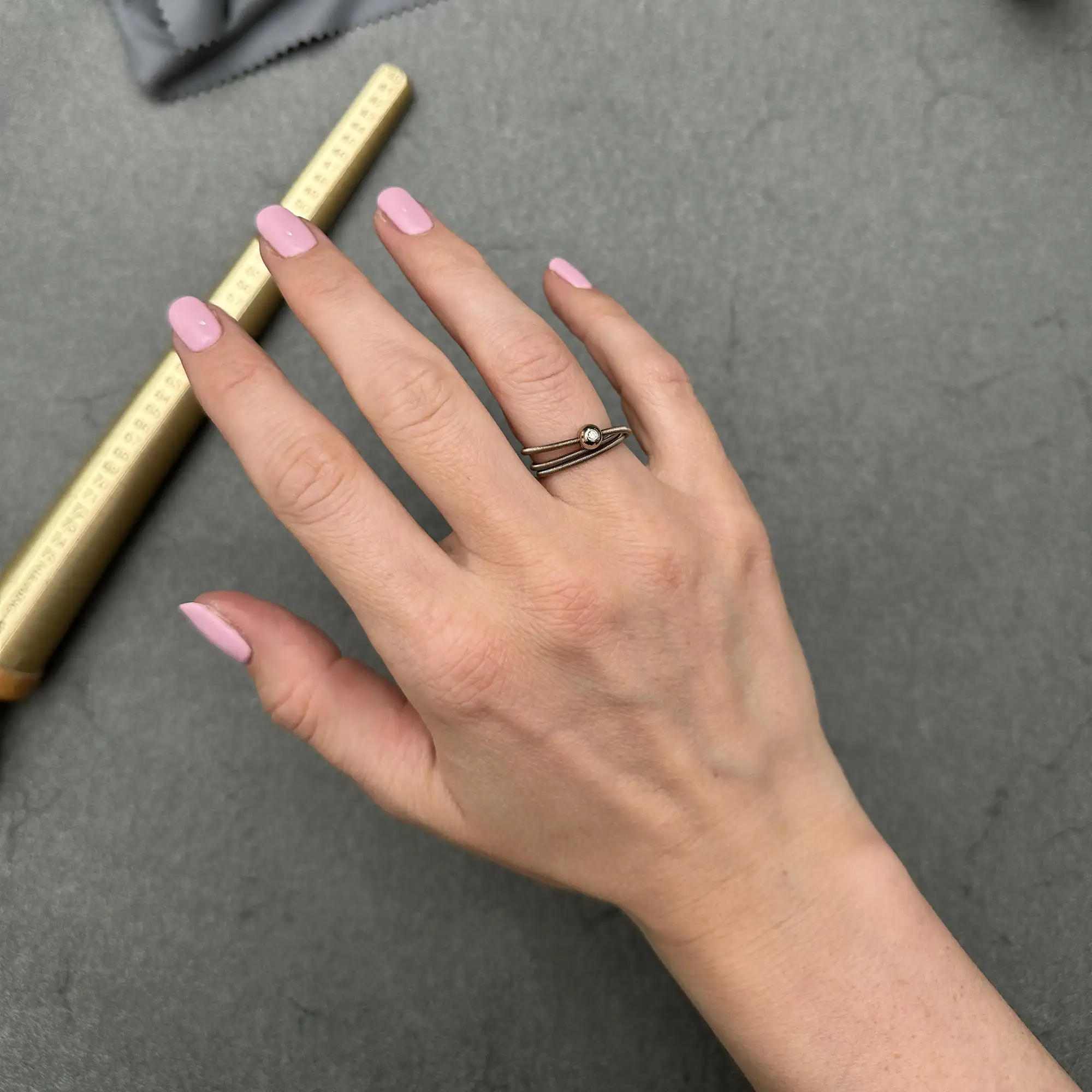 Ring Colette 3-fach - Niessing - Sand Gray - gebraucht kaufen