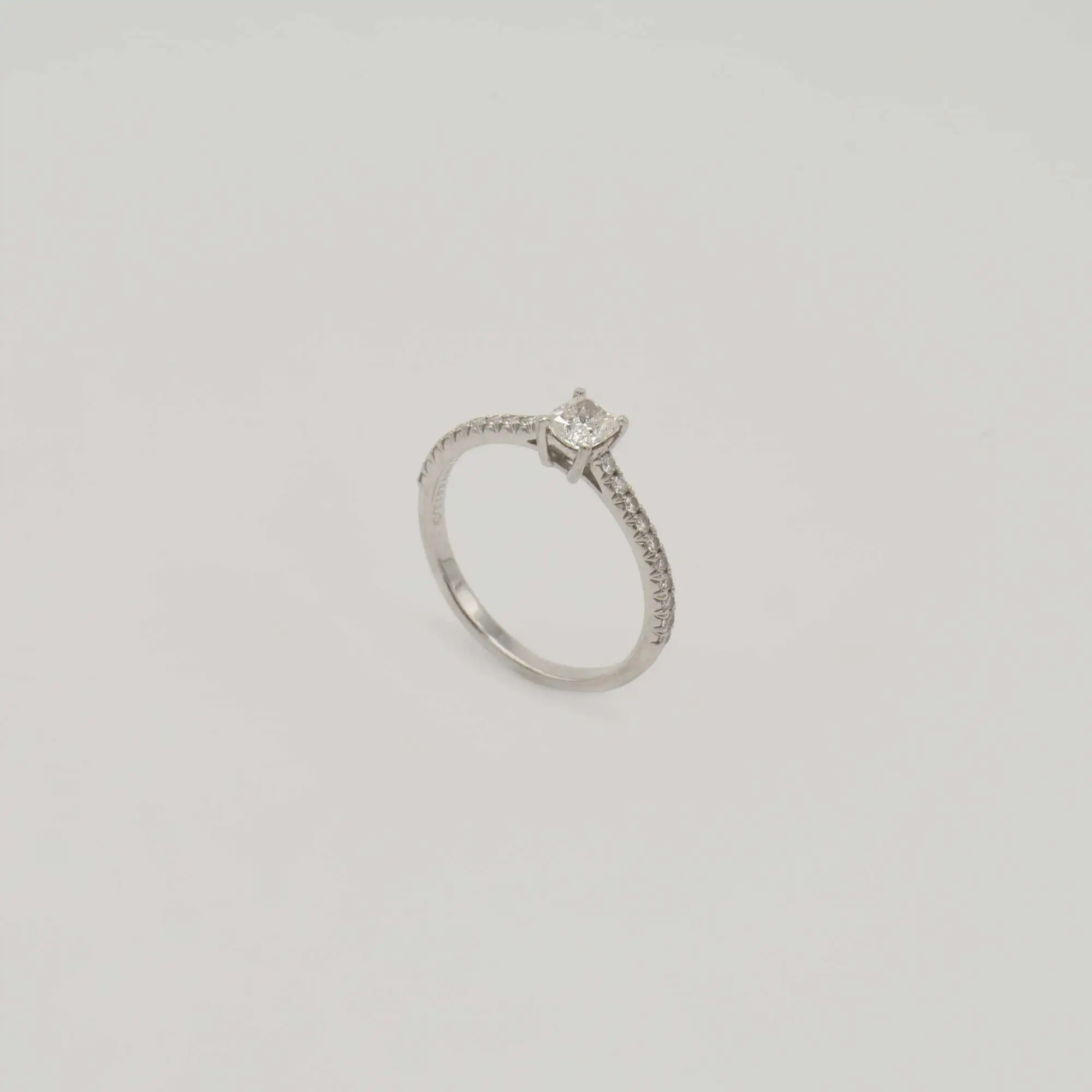 Solitäre Ring Tiffany Novo®  - Tiffany & Co. - Platinweiß - gebraucht kaufen
