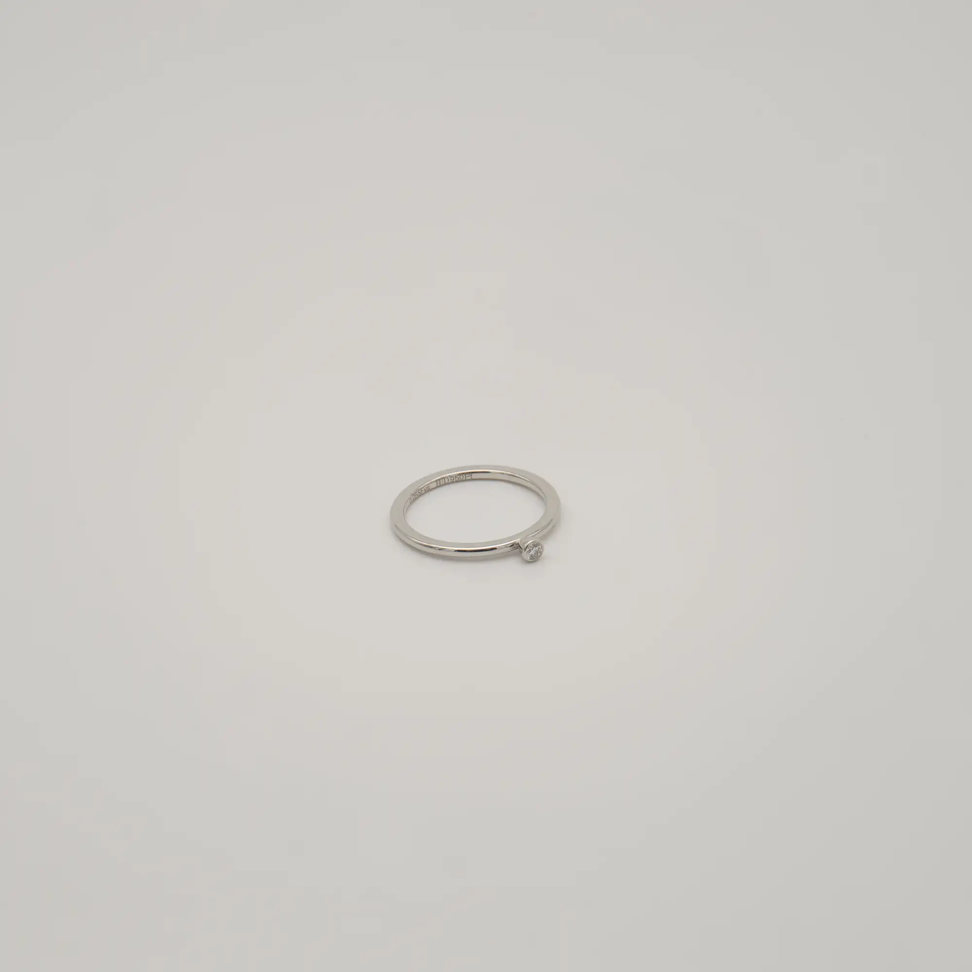 Ring Solitaire - Henrich & Denzel - Platinweiß - gebraucht kaufen