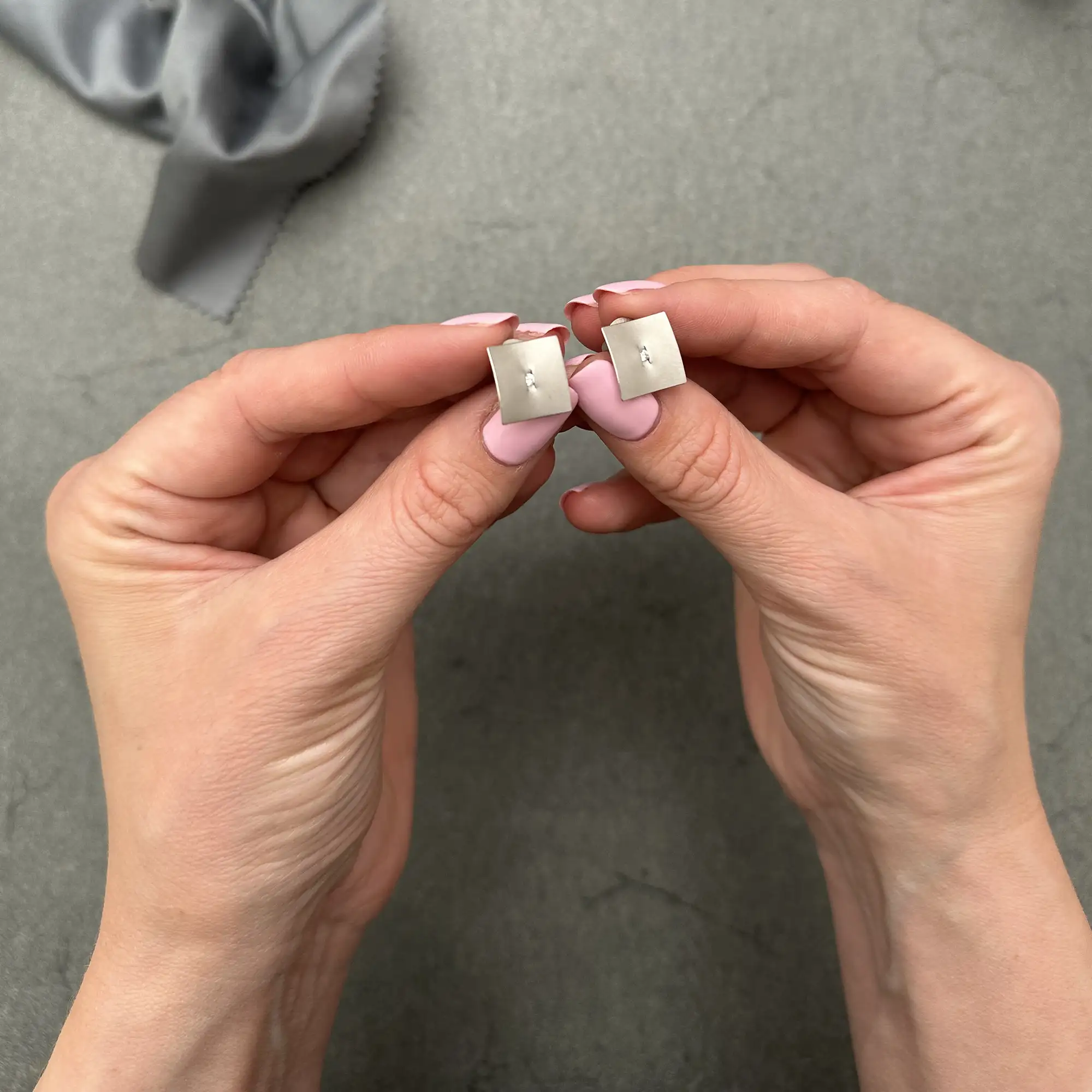 Ohrstecker Segel - Niessing - Platinum - gebraucht kaufen