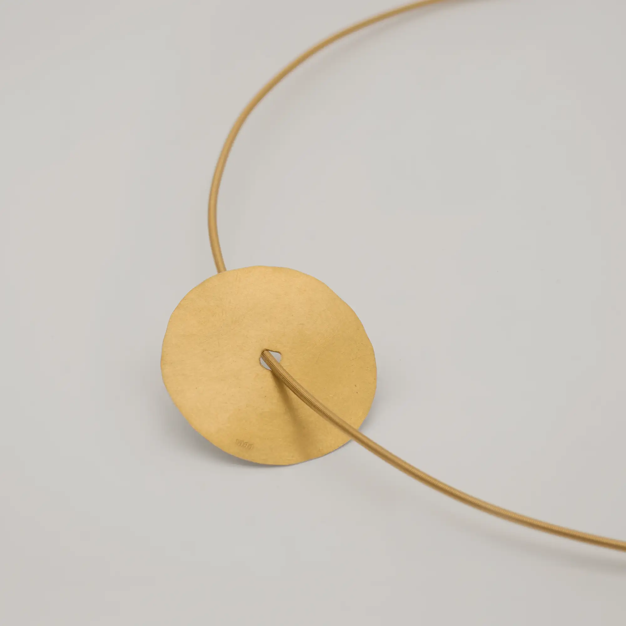 Anhänger Niessing S Scheibe Beschichtet - Niessing - Platinweiß |Warm Yellow - gebraucht kaufen