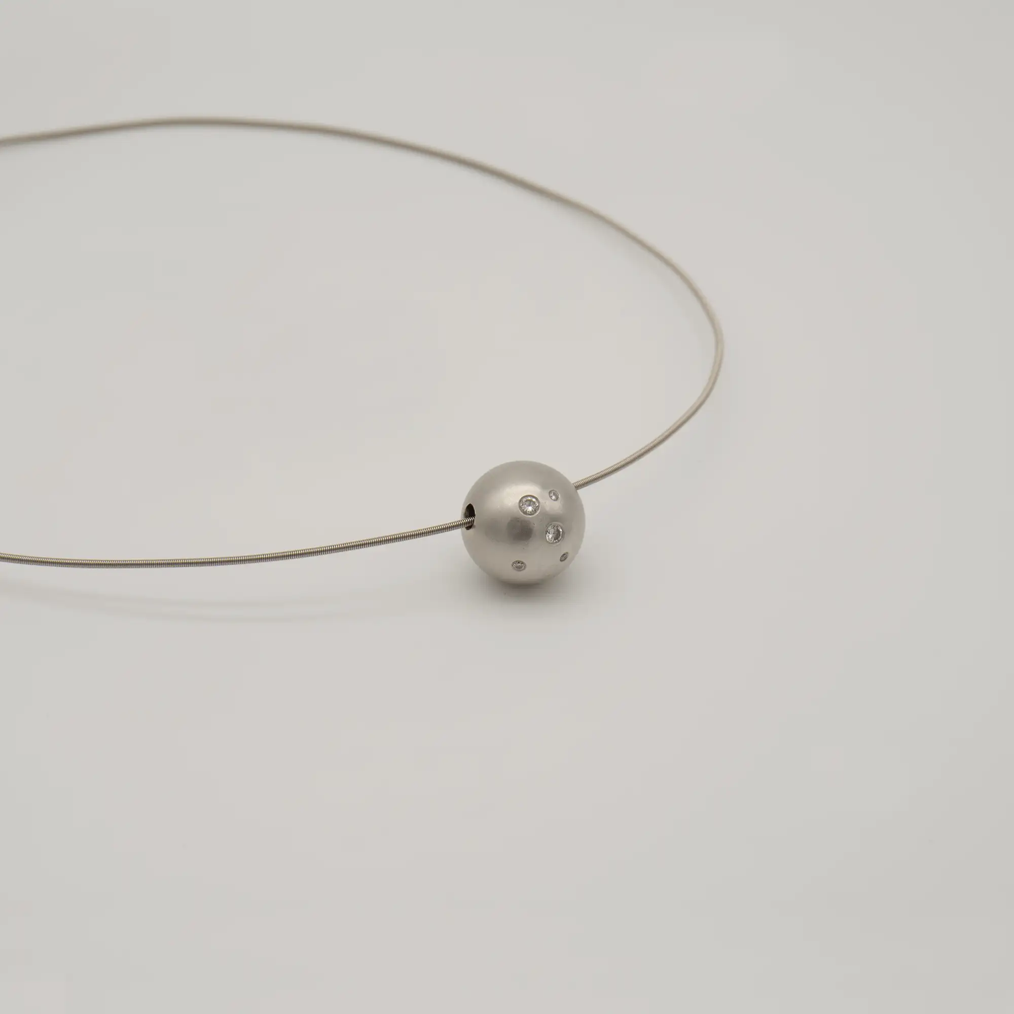 Anhänger Brillantkugel Sternenhimmel - Niessing - Platinum - gebraucht kaufen