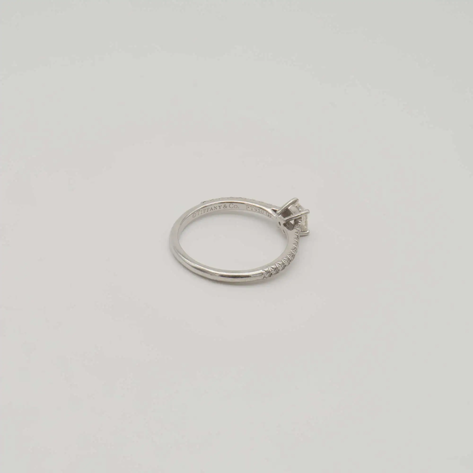 Solitäre Ring Tiffany Novo®  - Tiffany & Co. - Platinweiß - gebraucht kaufen
