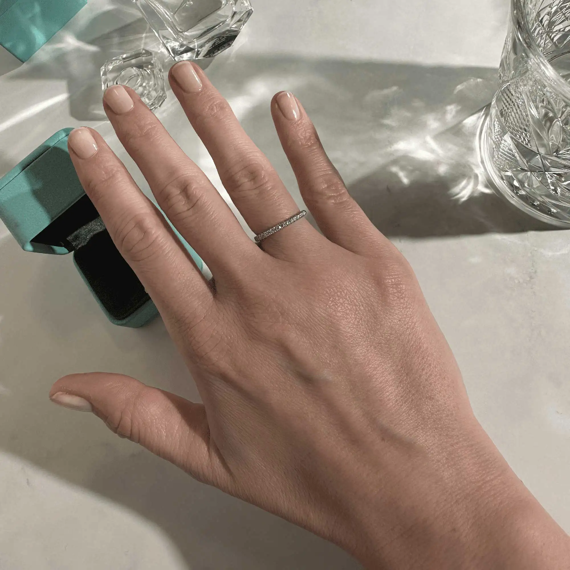 Offener Eternity Ring - Tiffany & Co. - Platinweiß - gebraucht kaufen
