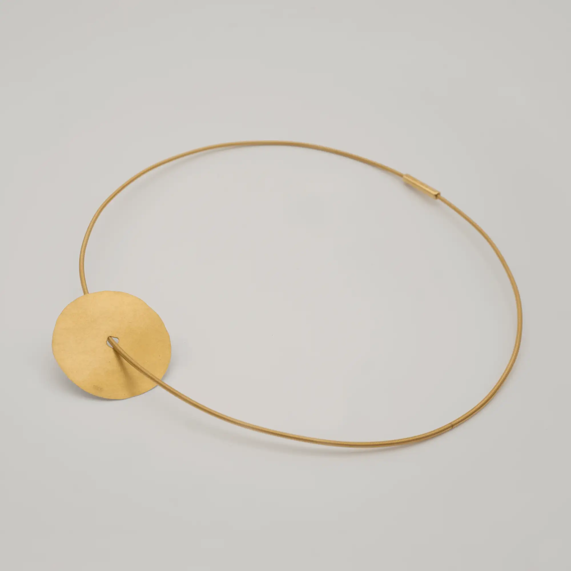 Anhänger Niessing S Scheibe Beschichtet - Niessing - Platinweiß |Warm Yellow - gebraucht kaufen